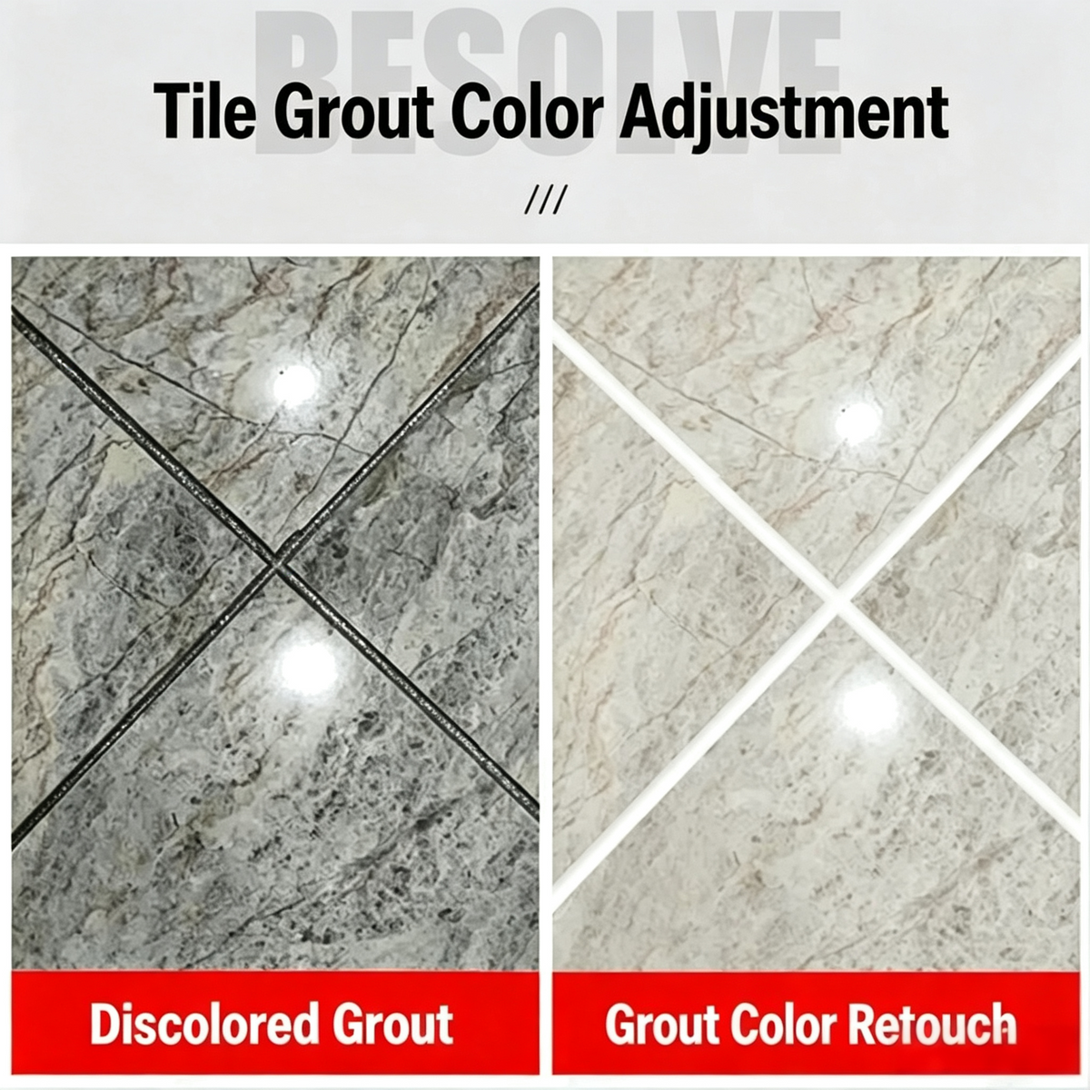 Grout Touch-up Pen for Tile & Floor, Gap and Furniture Color Repair Tool