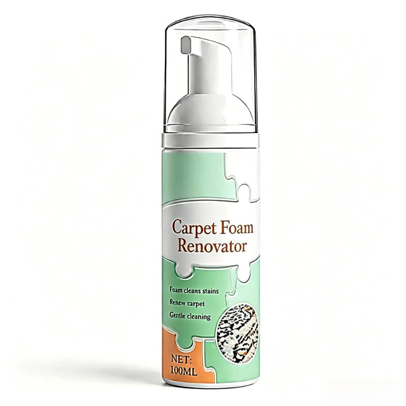 Waterless Carpet & Fabric Foam Cleaner With Cleaning Towel for Home