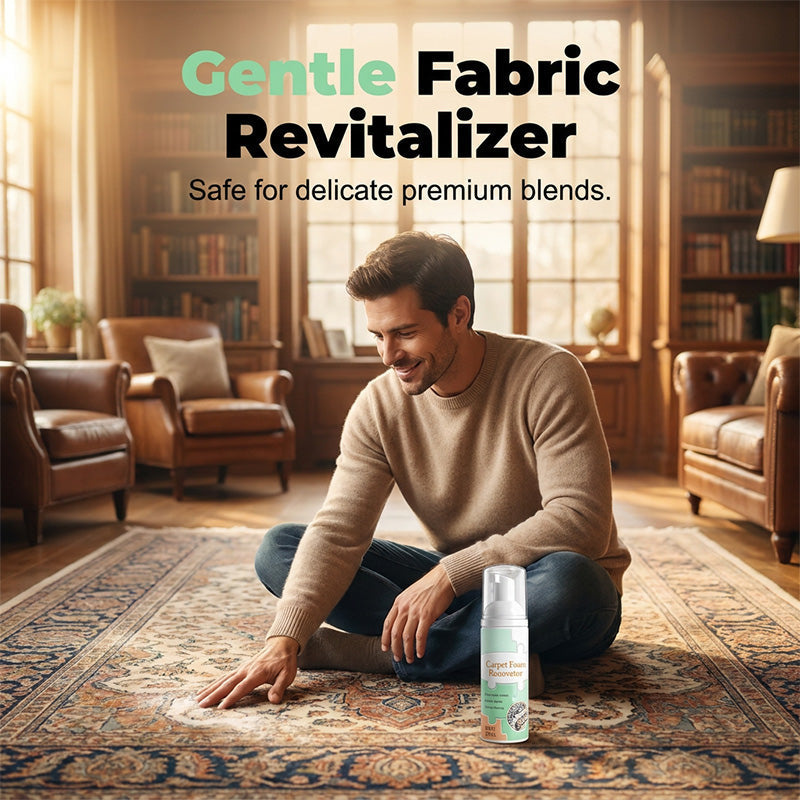 Waterless Carpet & Fabric Foam Cleaner With Cleaning Towel for Home