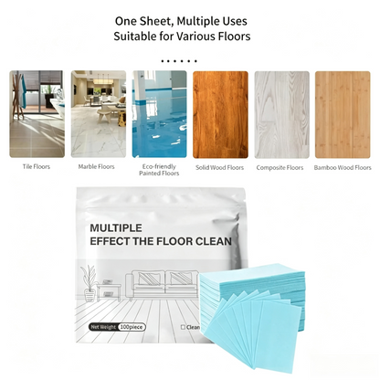 Scented Dissolvable Floor Cleaning Sheets for Hard Surfaces