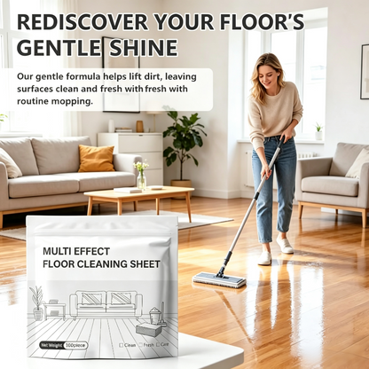 Scented Dissolvable Floor Cleaning Sheets for Hard Surfaces