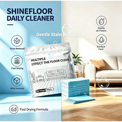 Scented Dissolvable Floor Cleaning Sheets for Hard Surfaces