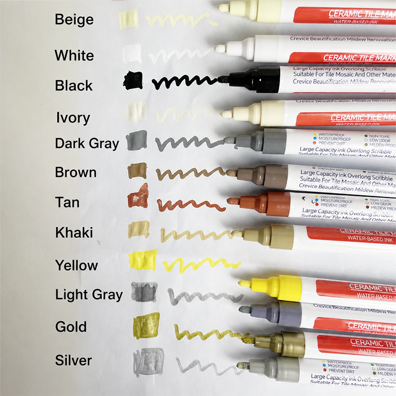 Grout Touch-up Pen for Tile & Floor, Gap and Furniture Color Repair Tool